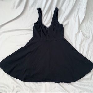 Express form fitting black dress
